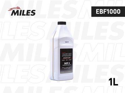 EBF1000      Жидкость тормозная MILES DOT 4 1л Brake Fluid