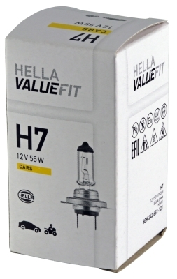 Лампа накаливания VALUEFIT, H7 12V 55W PX 26d 8gh242632-121